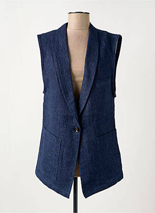 Blazer poches bleu HOD femme