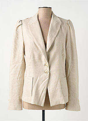 Veste casual col tailleur beige SUMMUM femme