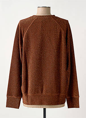Sweat-shirt manches longues manches longues marron OTTOD'AME femme