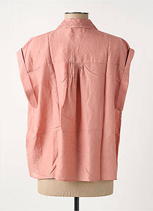 Chemisier coupe droite sans manche rose NOTSHY femme