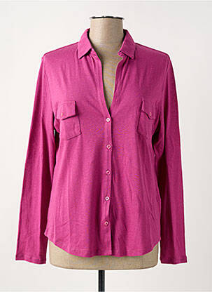 Chemisier violet MAJESTIC FILATURES pour femme