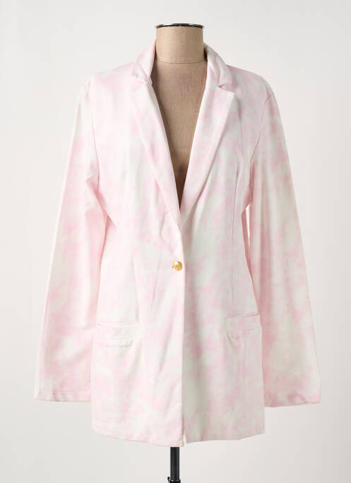 Blazer rose LOVE BY MD pour femme