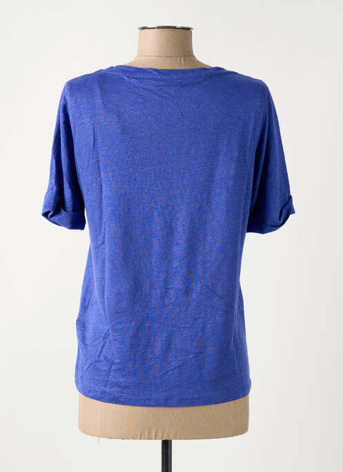 Top bleu MAJESTIC FILATURES pour femme