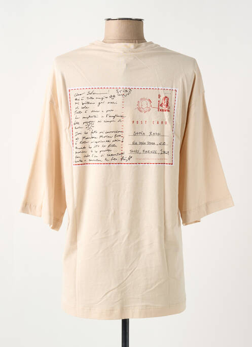 T-shirt beige OTTOD'AME pour femme