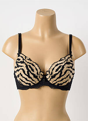 Soutien-gorge sans armature haut soutien-gorge moulé noir AMBRA femme