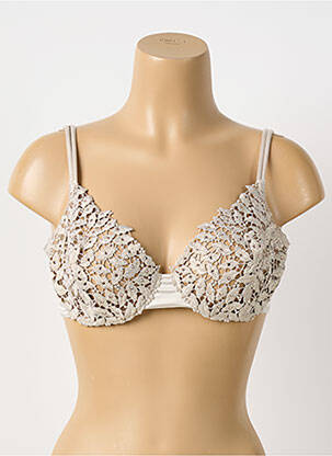 Soutien-gorge légère et transparente haut soutien-gorge emboitant blanc AMBRA femme