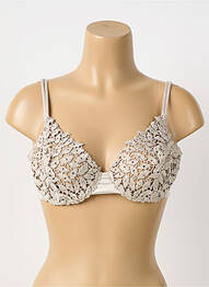 Soutien-gorge légère et transparente haut soutien-gorge emboitant blanc AMBRA femme