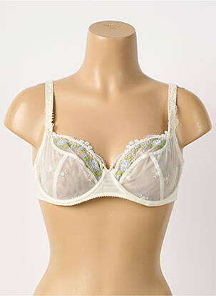 Soutien-gorge légère et transparente haut soutien-gorge emboitant blanc EMPREINTE femme