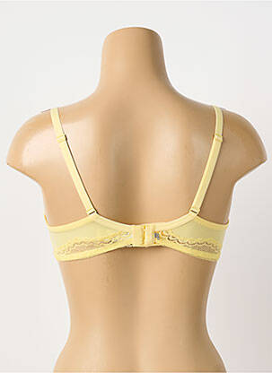 Soutien-gorge broderie haut soutien-gorge emboitant jaune SIMONE PERELE femme