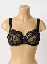 Soutien-gorge légère et transparente haut soutien-gorge emboitant noir EMPREINTE femme