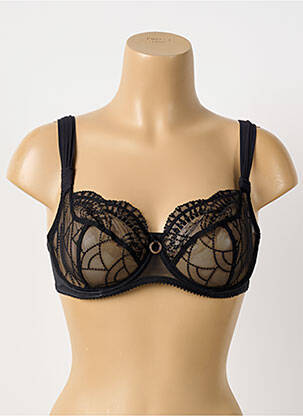 Soutien-gorge légère et transparente haut soutien-gorge emboitant noir EMPREINTE femme