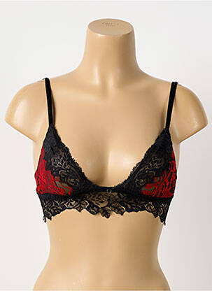 Soutien-gorge sans armature bralettes noir AMBRA femme