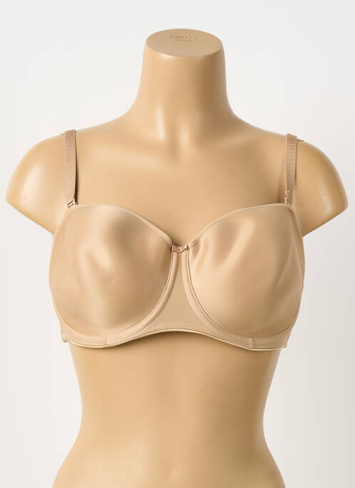 Soutien-gorge effet matière satinée haut bandeau chair FANTASIE femme