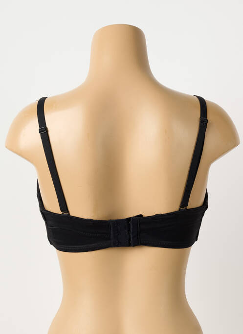 Soutien-gorge effet matière satinée haut bandeau noir FANTASIE femme