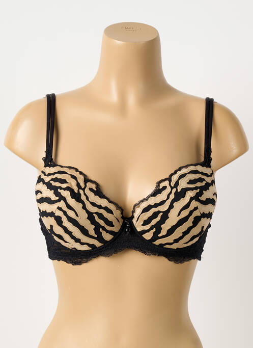 Soutien-gorge haut soutien-gorge push-up haut soutien-gorge push-up noir AMBRA femme