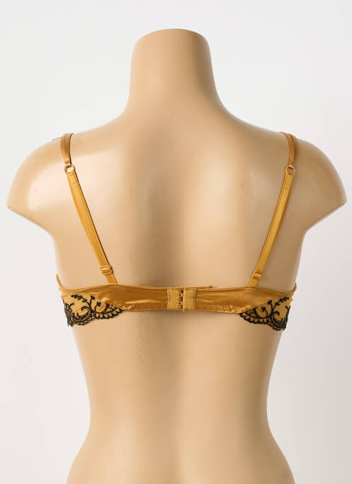 Soutien-gorge broderie haut soutien-gorge emboitant jaune LISE CHARMEL femme