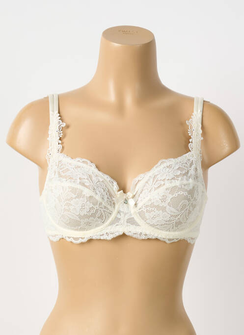 Soutien-gorge légère et transparente haut soutien-gorge emboitant blanc LISE CHARMEL femme