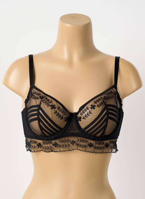 Soutien-gorge sans armature haut soutien-gorge emboitant noir SIMONE PERELE femme