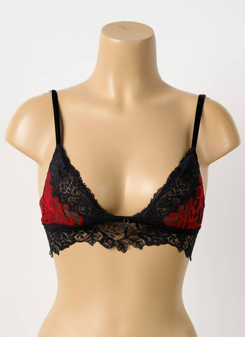 Soutien-gorge sans armature bralettes noir AMBRA femme