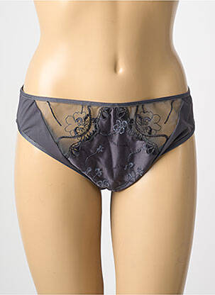 Culotte broderie gris EMPREINTE femme