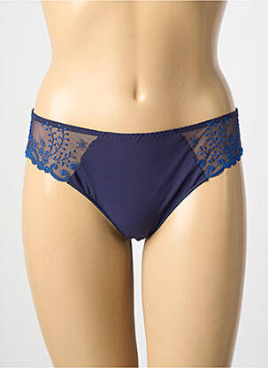 Tanga broderie bleu SIMONE PERELE femme