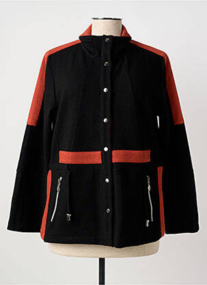Veste casual coupe cintrée noir CHRISTINE LAURE femme