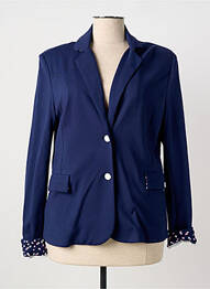 Blazer coupe cintrée bleu REVER MILE femme