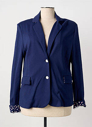 Blazer coupe cintrée bleu REVER MILE femme