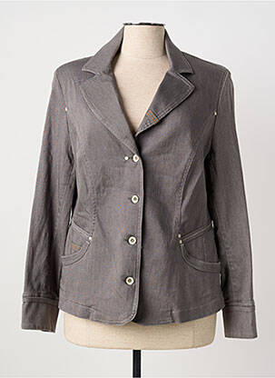 Blazer poches gris CHRISTINE LAURE femme