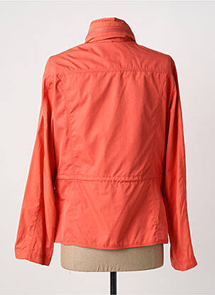 Coupe-vent manches longues a capuche orange REVER MILE femme