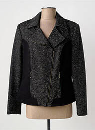 Veste casual coupe cintrée noir CHRISTINE LAURE femme