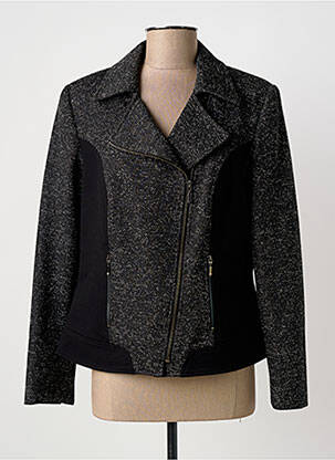 Veste casual coupe cintrée noir CHRISTINE LAURE femme
