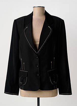 Blazer coupe cintrée noir CHRISTINE LAURE femme