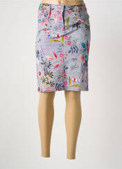 Jupe mi-longue bleu GRIFFON femme seconde vue