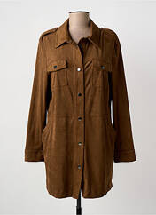 Robe courte marron CHRISTINE LAURE femme seconde vue