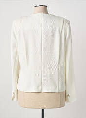Veste casual blanc CHRISTINE LAURE femme seconde vue