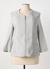 Veste casual gris CHRISTINE LAURE femme seconde vue