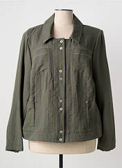 Veste casual vert CHRISTINE LAURE femme seconde vue