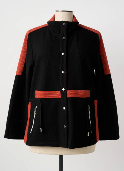 Veste casual coupe cintrée noir CHRISTINE LAURE femme