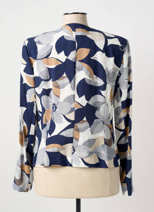 Veste casual coupe cintrée bleu CHRISTINE LAURE femme