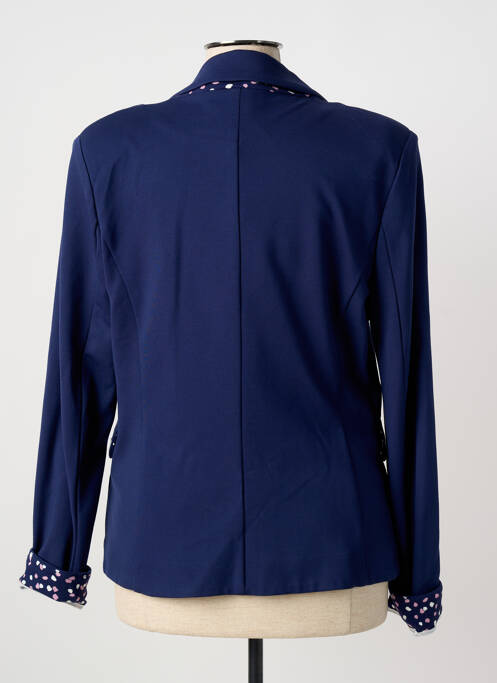 Blazer coupe cintrée bleu REVER MILE femme