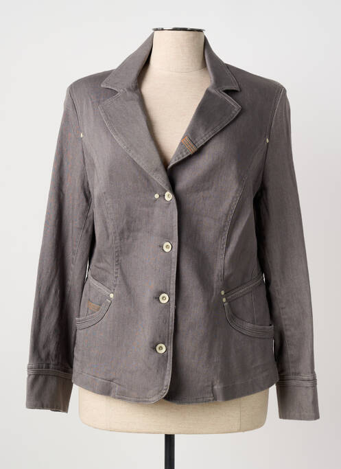 Blazer poches gris CHRISTINE LAURE femme