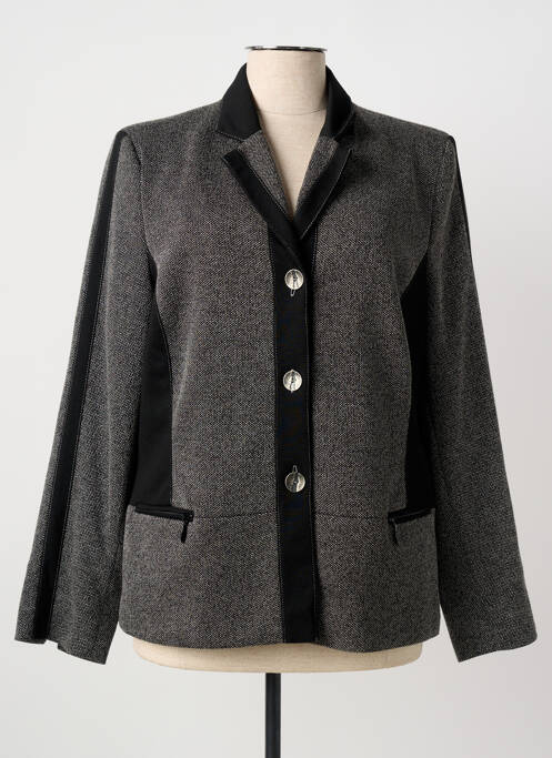 Veste casual finition intérieure doublée gris FRANCE RIVOIRE femme