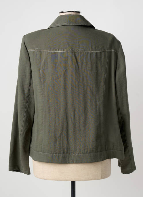 Veste casual coupe droite vert CHRISTINE LAURE femme