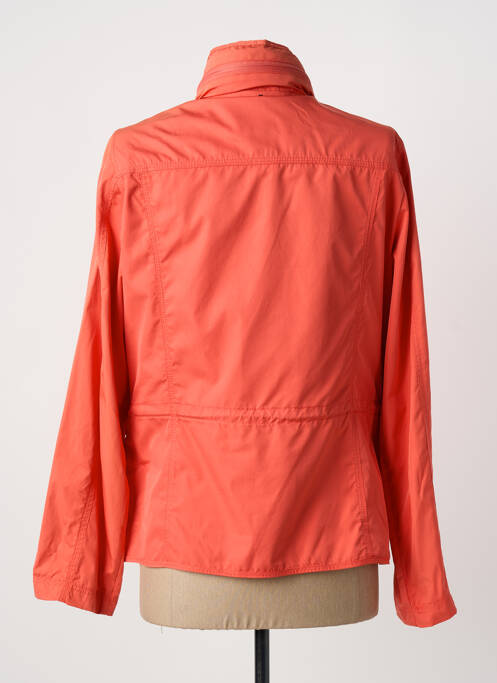 Coupe-vent manches longues a capuche orange REVER MILE femme