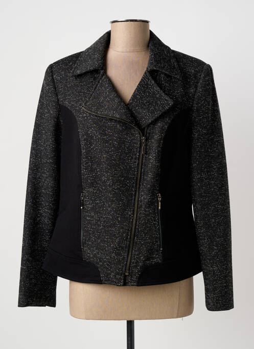 Veste casual coupe cintrée noir CHRISTINE LAURE femme