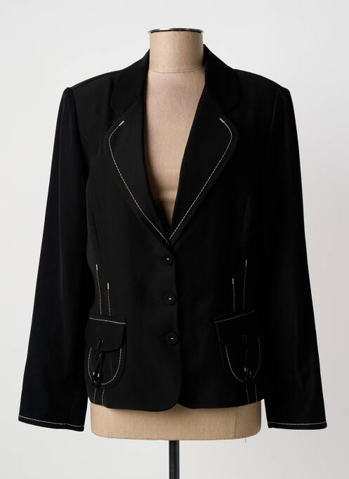 Blazer coupe cintrée noir CHRISTINE LAURE femme