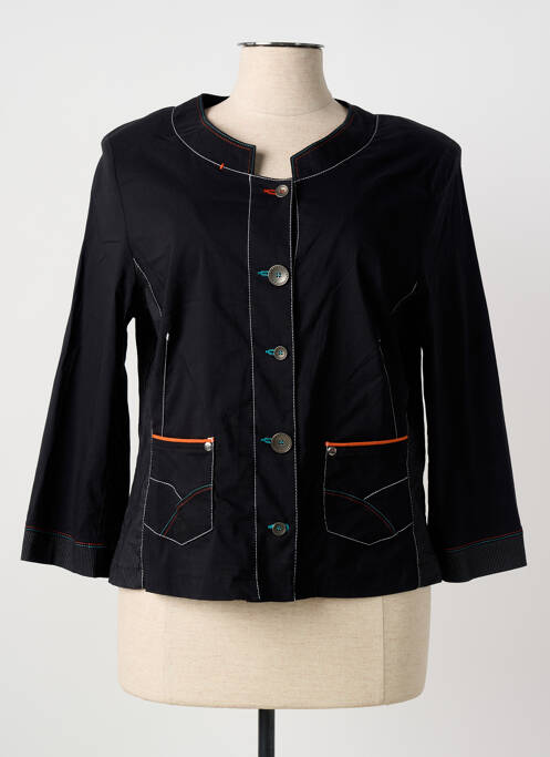 Veste casual noir CHRISTINE LAURE femme