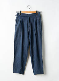 Pantalon droit fermeture zippée sous rabat avec crochet gris SYN NYM homme