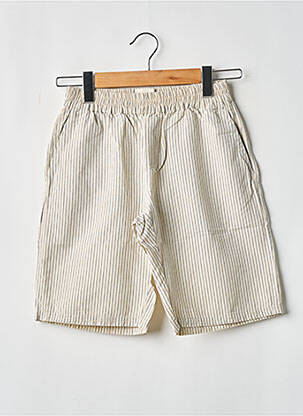 Short poches beige NOYOCO homme